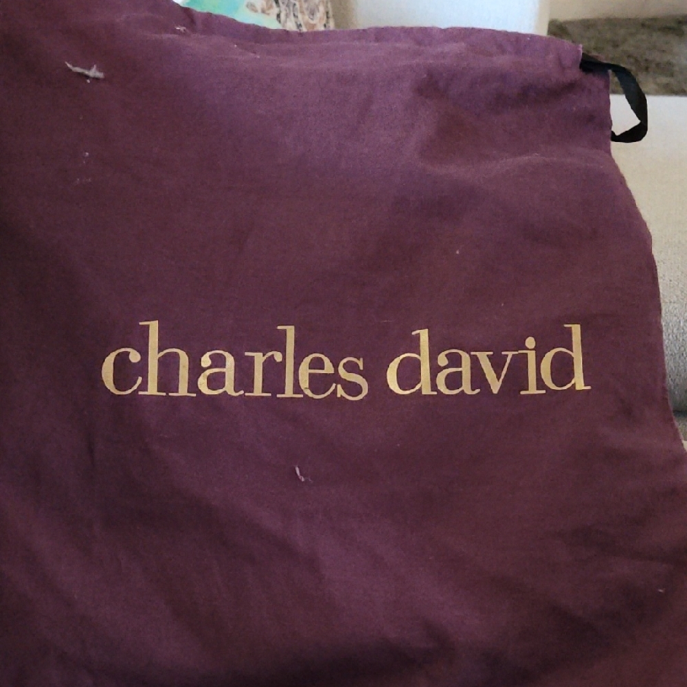 Charles David Women's Bag in Deep Burgundy.  Vintage Bag